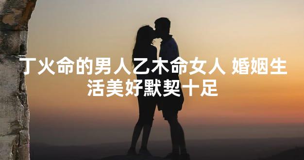 丁火命的男人乙木命女人 婚姻生活美好默契十足